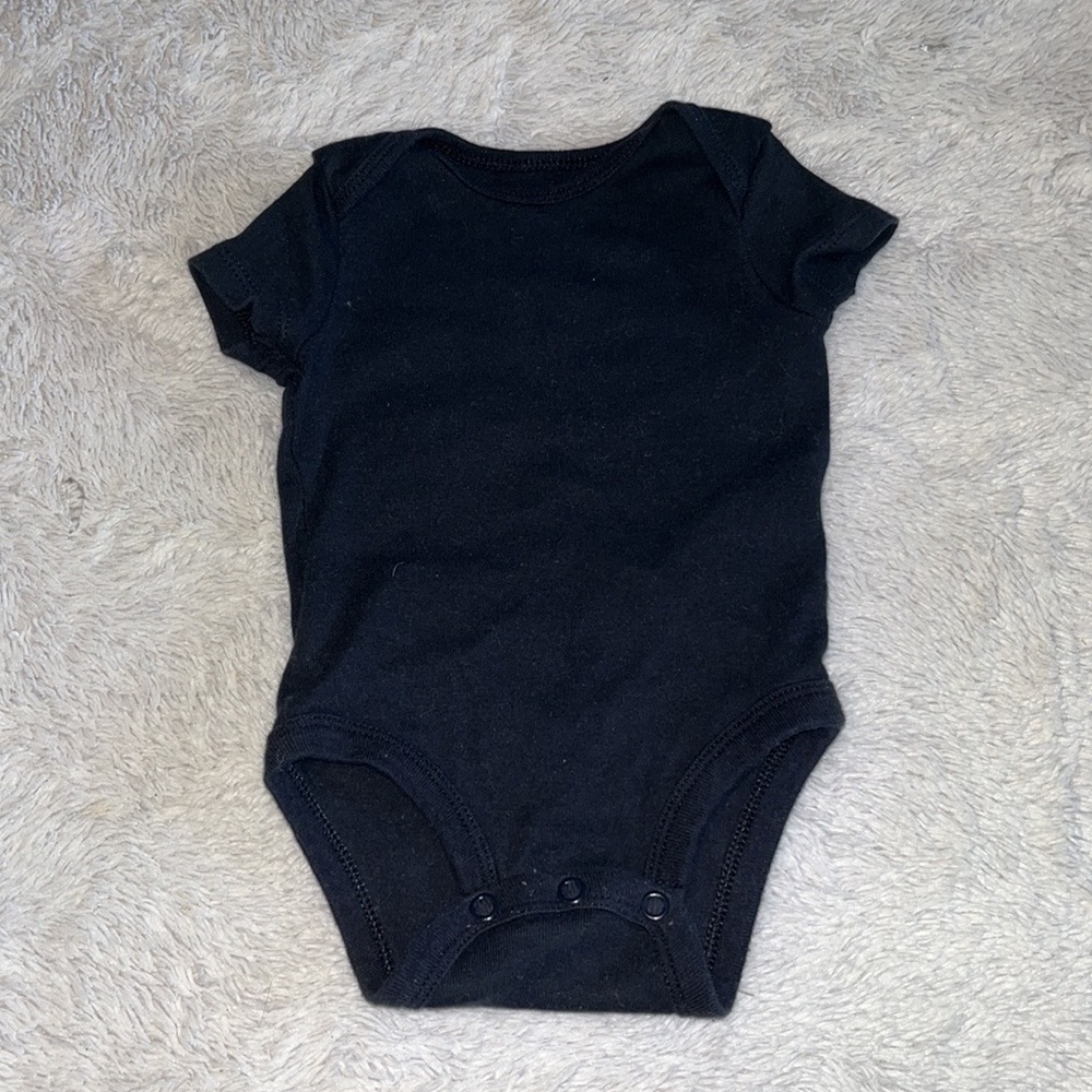 (3 for $10) carters black bodysuit